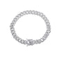CUBAN LINK ANKLET SILVER