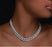 CUBAN ICE SILVER LINK NECKLACE