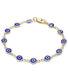 BLUE EVIL LINK EYE ANKLET