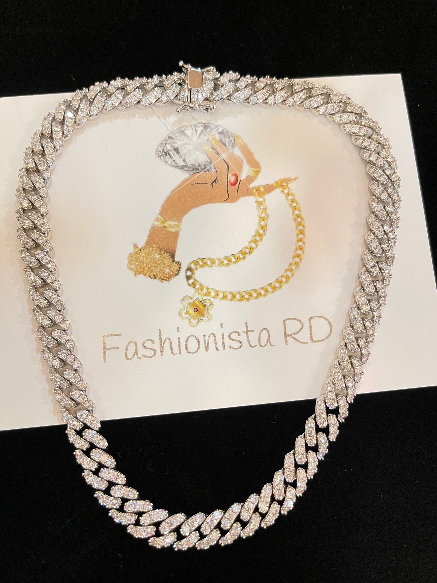 CHUNKI SILVER CHOKER